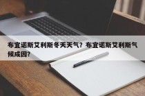 布宜诺斯艾利斯冬天天气？布宜诺斯艾利斯气候成因？