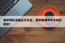 西甲球队球服名字大全，西甲联赛球衣号码的规定？