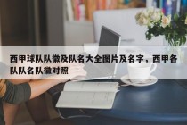 西甲球队队徽及队名大全图片及名字，西甲各队队名队徽对照