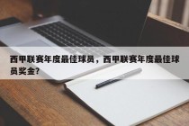 西甲联赛年度最佳球员，西甲联赛年度最佳球员奖金？